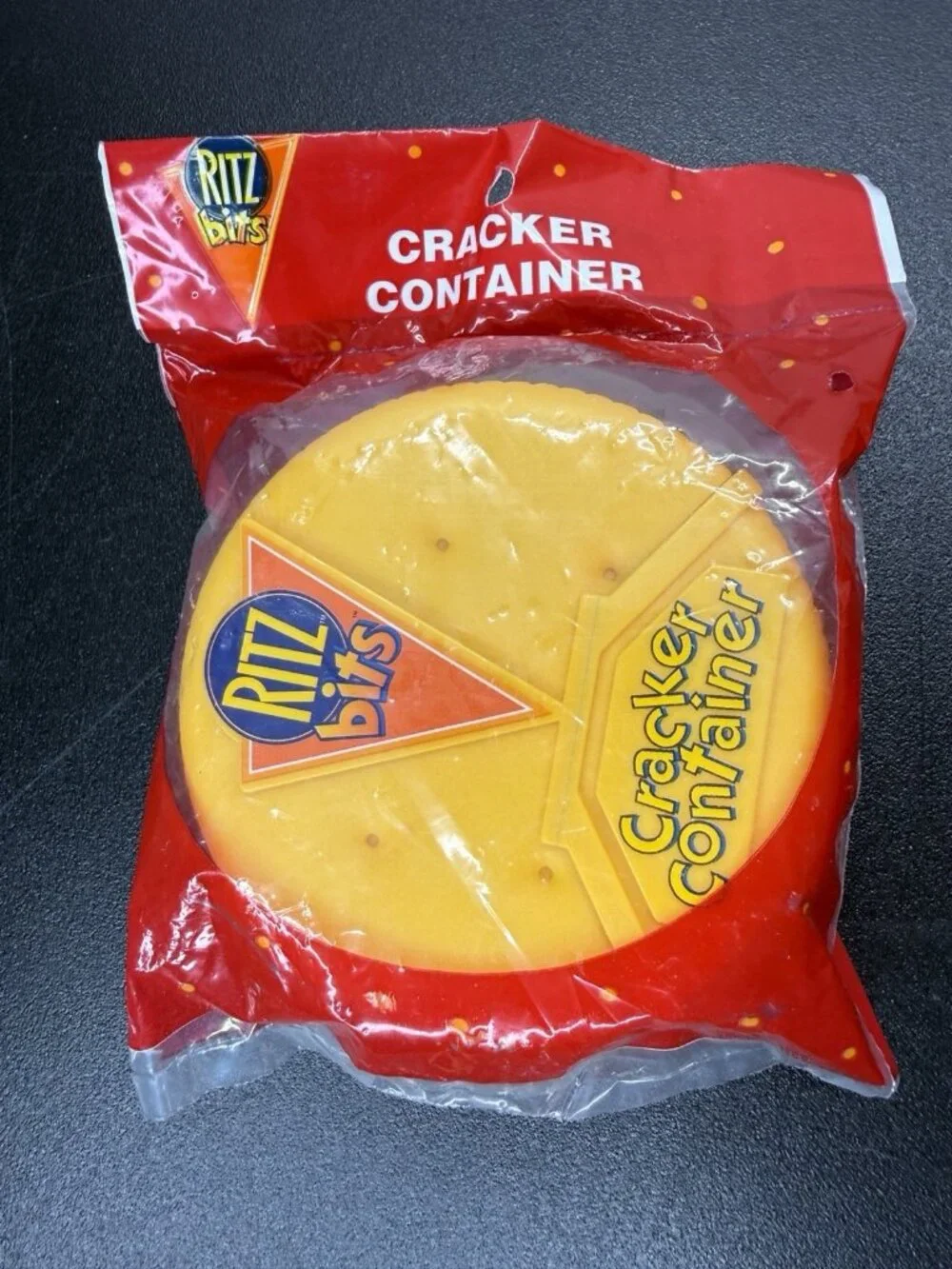 Lot Of 2 Vintage 1999 Nabisco RITZ BITS Cracker Container Mini Snack Box Sealed